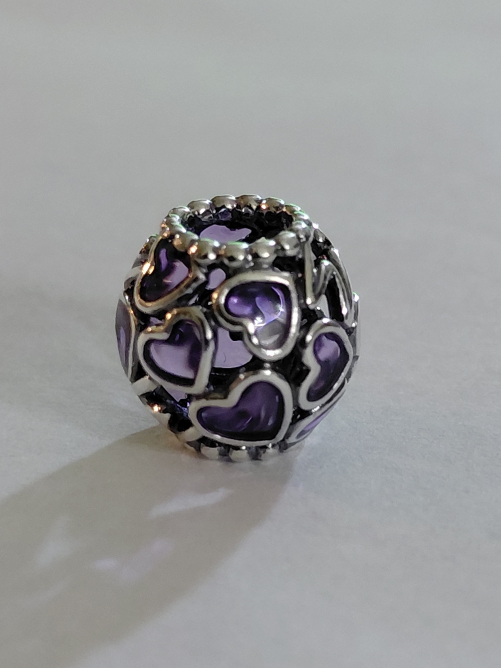 Authentic NEW Pandora Openwork Hearts Mom Charm - Picture 4 of 9